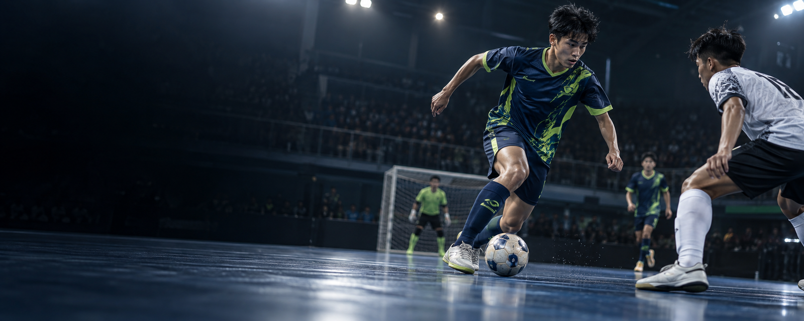 JERSEY FUTSAL dalam momen pertandingan yang dinamis